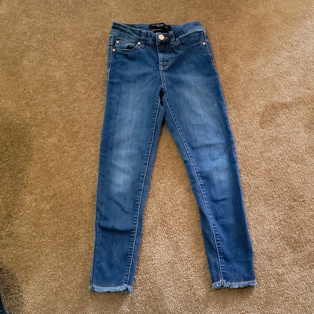 Girls Blue Denim, Skinny, Size 8